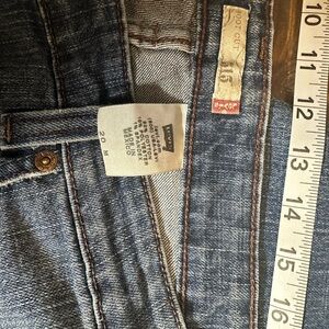 Levi's Blue Denim Boot Cut Jeans